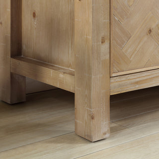 Javier Bath Vanity, Composite Stone Top, Antique Brown, 60", Single Vanity, No Mirror