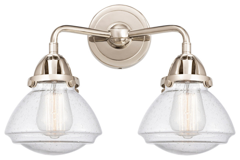 Innovations 288-2W-PN-G324-LED 2-Light Bath Vanity Light, Polished Nickel