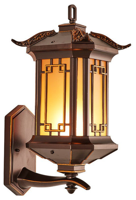 Vintage Outdoor Waterproof Wall Sconce in an Industrial Style for Porch, B