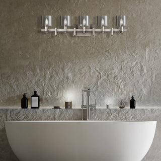 Decato 5 Light Sconce, Nickel