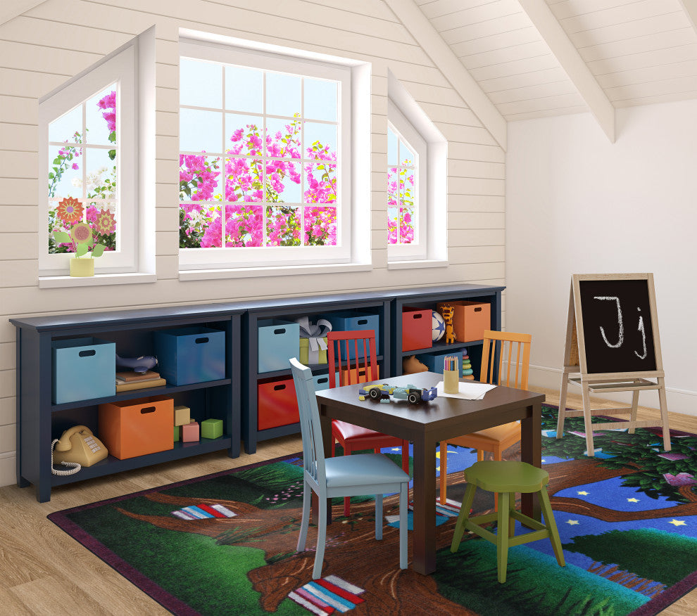 Reading Tree 7'8" x 10'9" area rug in color Multi