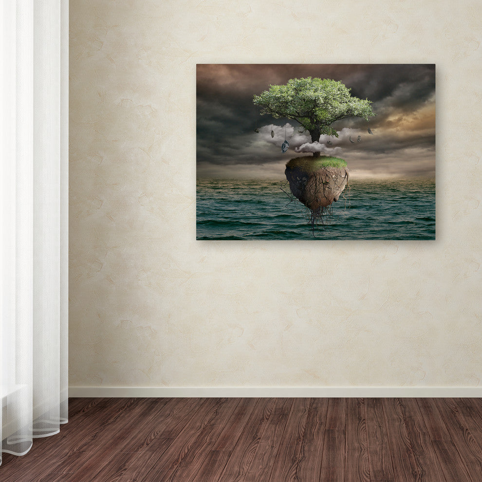 Radoslav Penchev 'Sky Island' Canvas Art, 47x35