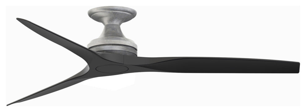 Fanimation Spitfire-KIT-60-F Spitfire 60" 3 Blade Indoor / - Galvanized / Black