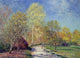 Alfred Sisley A May Morning in Moret, 18"x27" Wall Decal Print