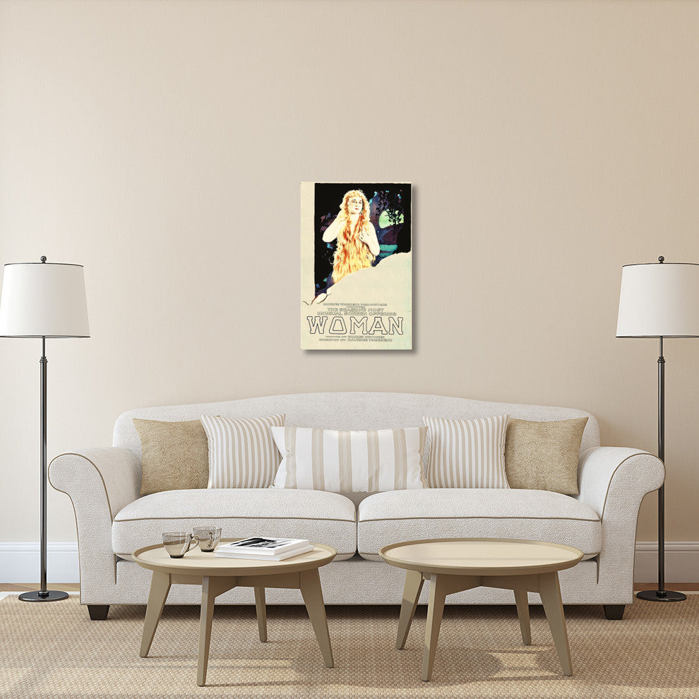 "Woman" Stretched Canvas Giclee by Hollywood Photo Archive, 24x36"