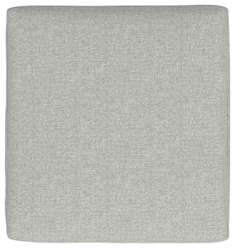 Rex Ottoman in Tightly Woven Performance Fabric, Fully Assembled