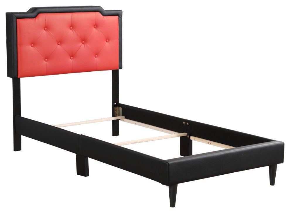 Starlight All in One Bed, Black/Red, Twin