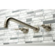KS8048ML Wall Mount Tub Faucet, Brushed Nickel