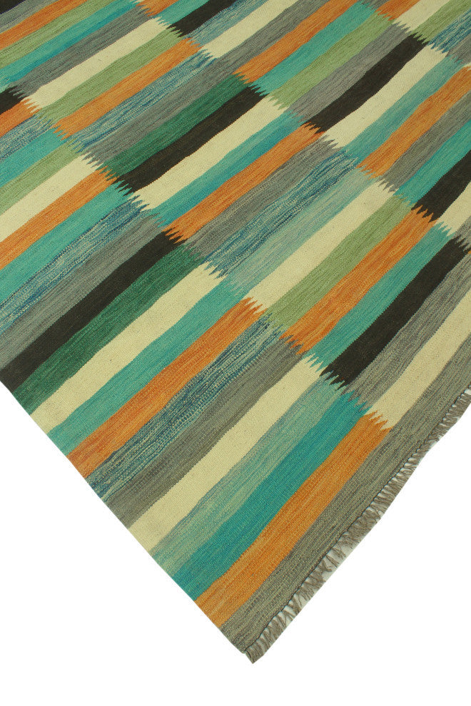 Winchester Kilim Frankie Ivory/Gray Rug, 6'5x9'9