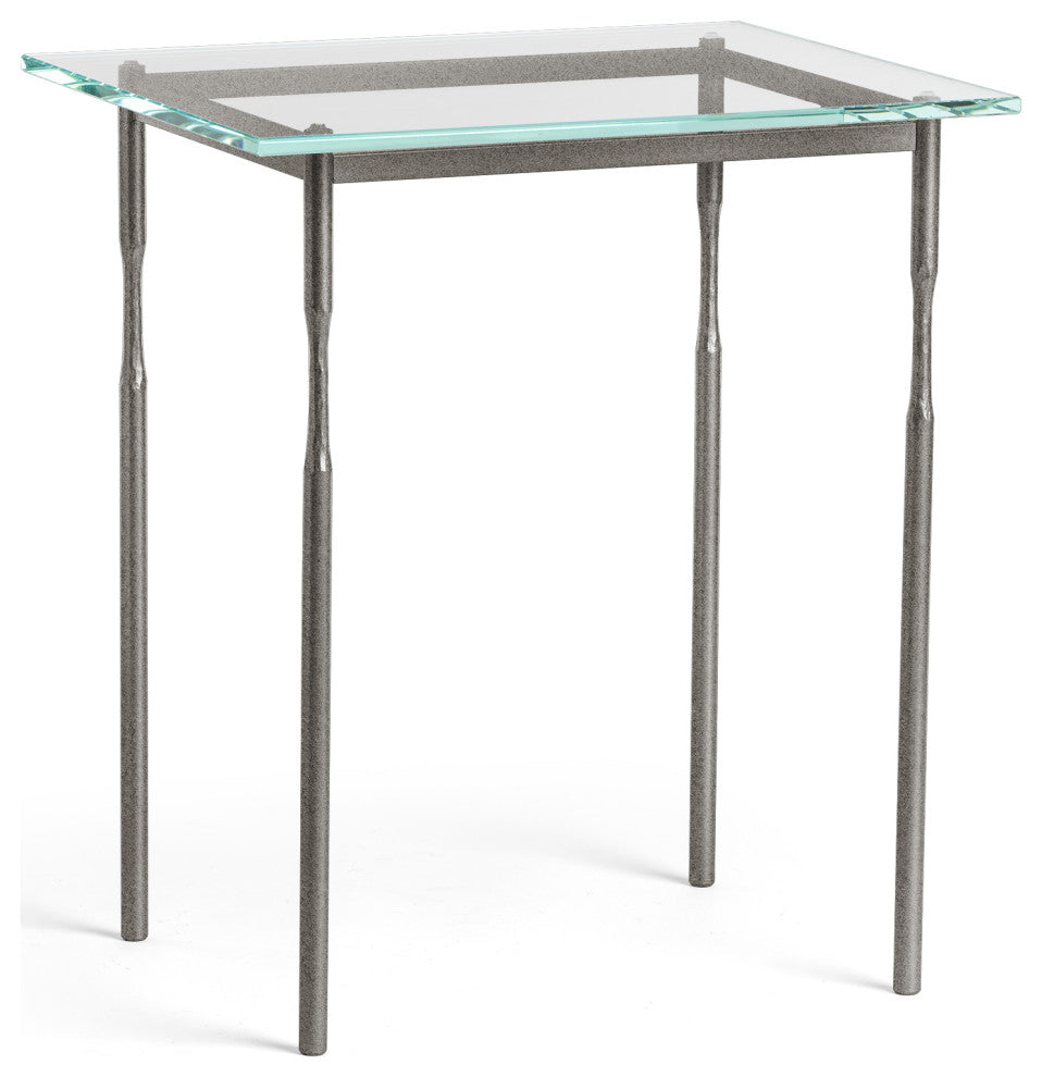 Senza Side Table, Natural Iron Finish