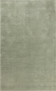 Haze Solid Low-Pile Runner Rug, Green, 5 X 8