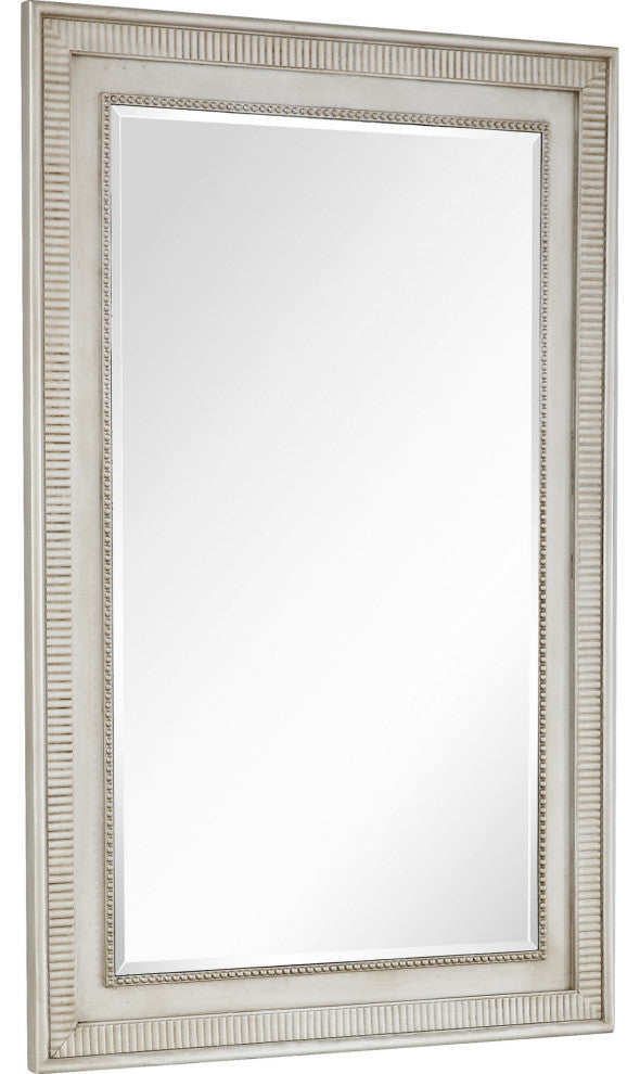 Antiqued Silver Finish Mirror
