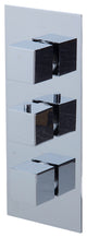 ALFI AB2801-PC Polished Chrome Concealed 3-Way Thermostatic Shower Mixer Square