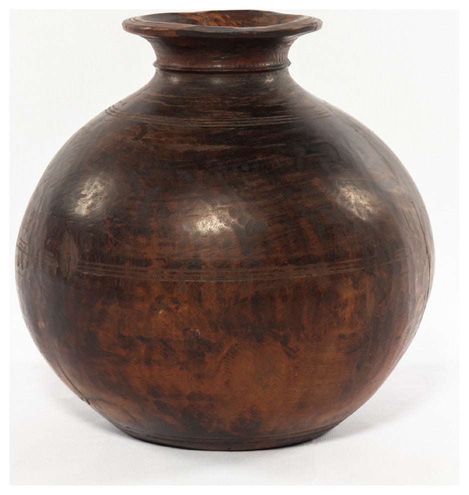 Found Wooden Jar-Reclaimed Natural