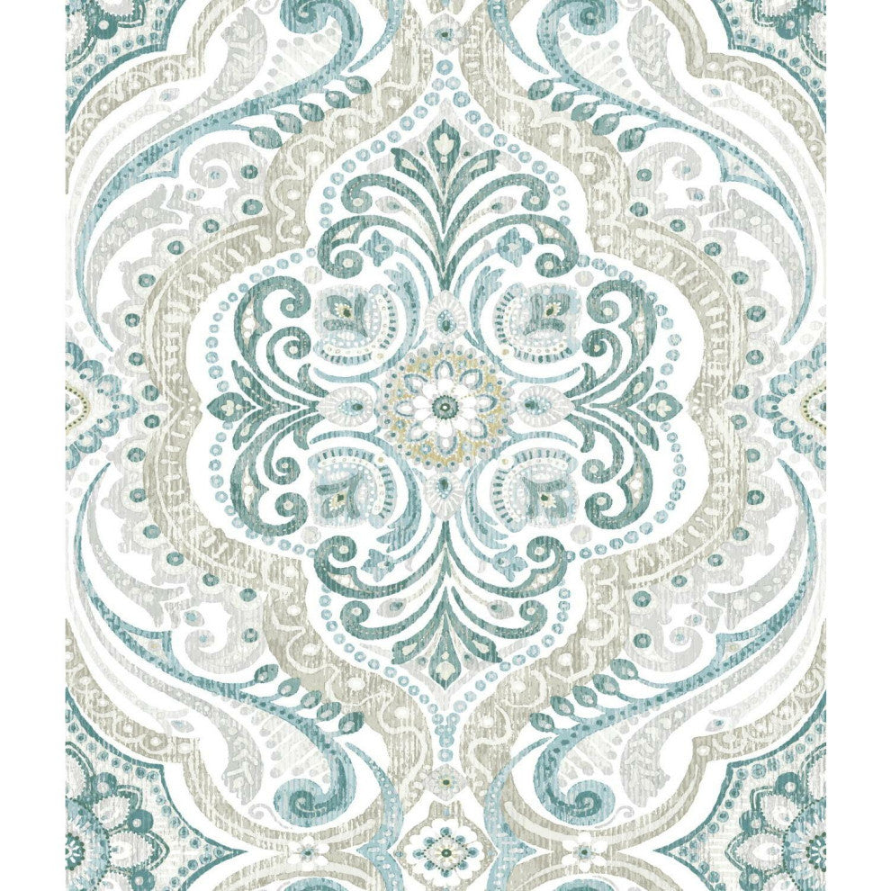 Bohemian Damask Peel & Stick Wallpaper