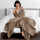 Bare Home Microplush Fleece Blanket, Taupe, King