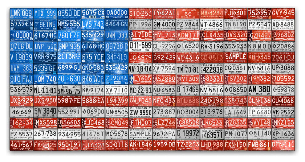"Michigan Flag" Canvas Art by Design Turnpike