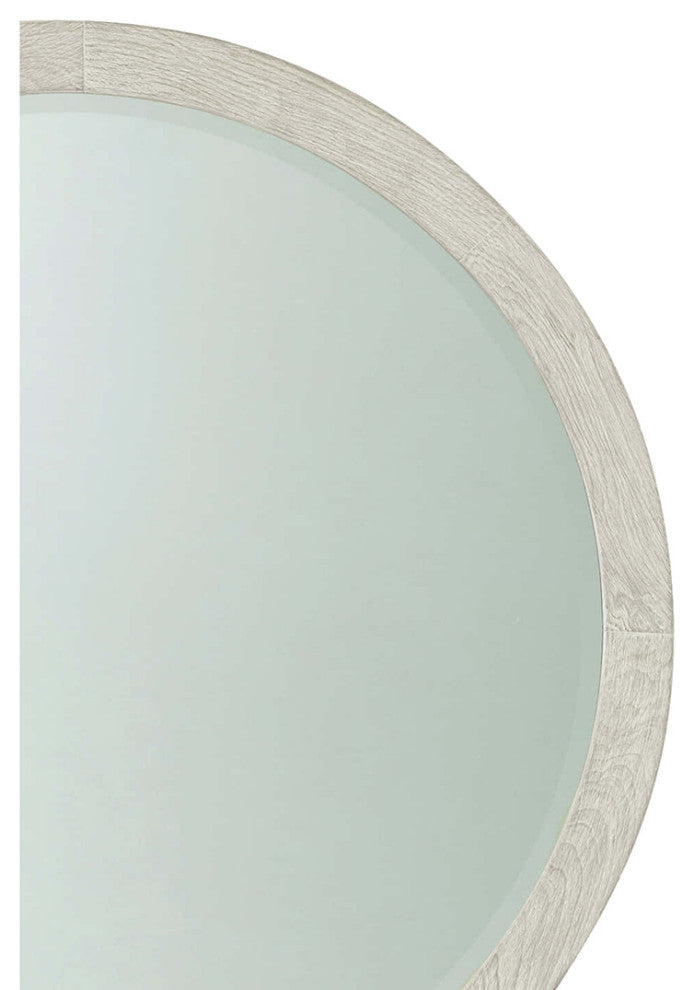 Modern Coastal Round Mirror