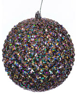 6" Multicolor Durian Ball Orn Drill 4-Pack