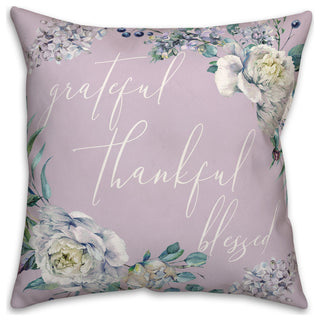 Grateful Peonies Lilac 3 16x16 Spun Poly Pillow