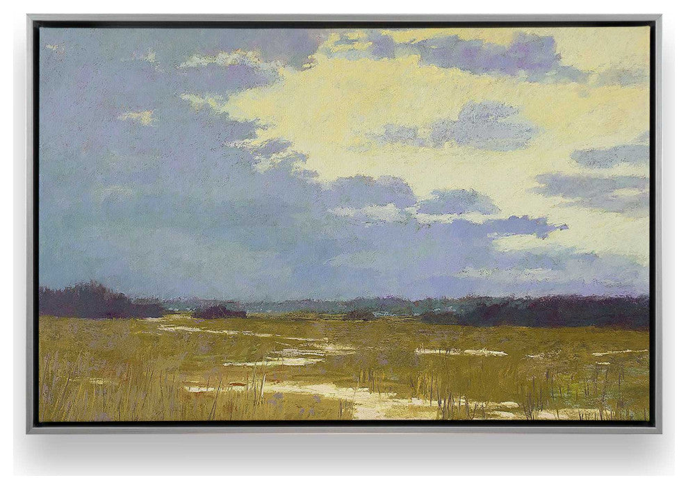 "Lemonade Skies" - A Serene Twilight Canvas Art Print