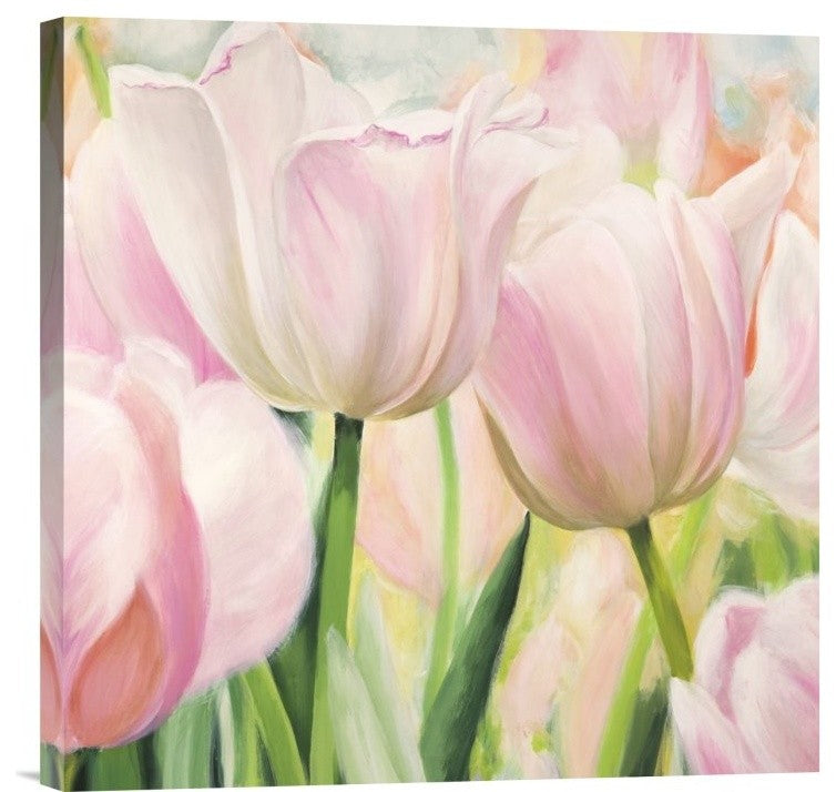 "Primavera I" Stretched Canvas Giclee by Luca Villa , 18"x18"
