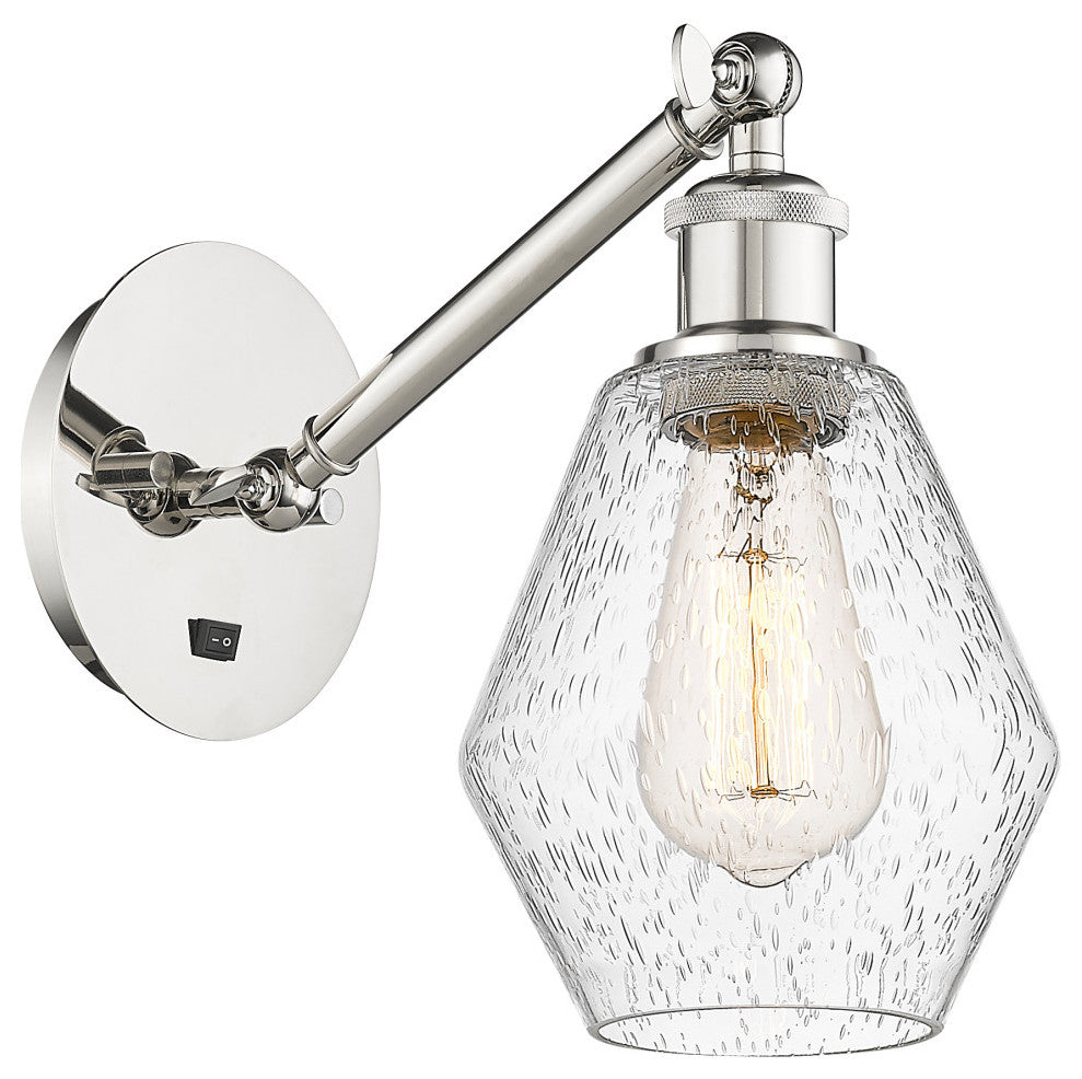 Innovations Cindyrella LED Wall Sconce 317-1W-PN-G654-6-LED, Polished Nickel