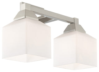 Livex Lighting Brushed Nickel 2-Light Bath Vanity
