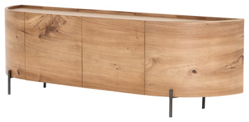 Lunas Media Console-Gold Guanacaste