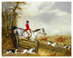 "The Belvoir Hunt" Digital Paper Print by Henry Thomas Alken, 38"x30"