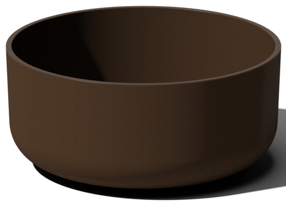 Pure Series Kona Bowl 14" Planter, Espresso, 1 Pack