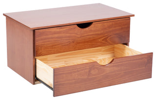 100% Solid Wood Kyle 2-Drawer Internal Unit, Mocha