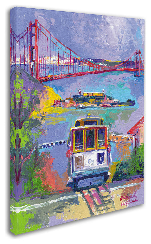 'San Francisco 2' Canvas Art by Richard Wallich