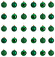 Holiday Christmas 30 Count 2.5" Shatterproof Ornament Set With Storage Container