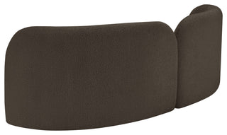 Daphne Upholstered Chair/Loveseat/Sofa, Brown, Boucle Fabric, Sofa