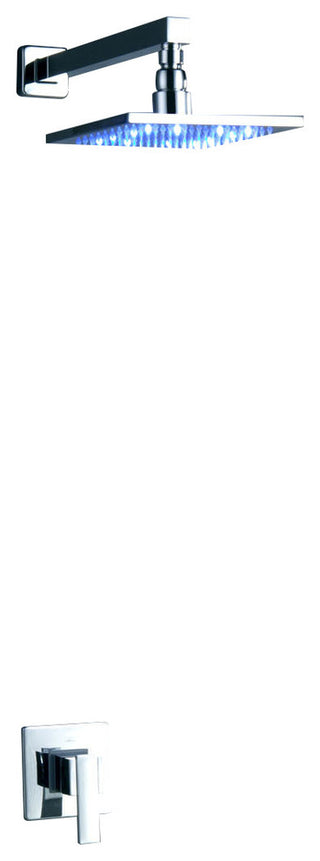 Briano MultiColor Water Powered Shower Solid Brass Built in Mixer