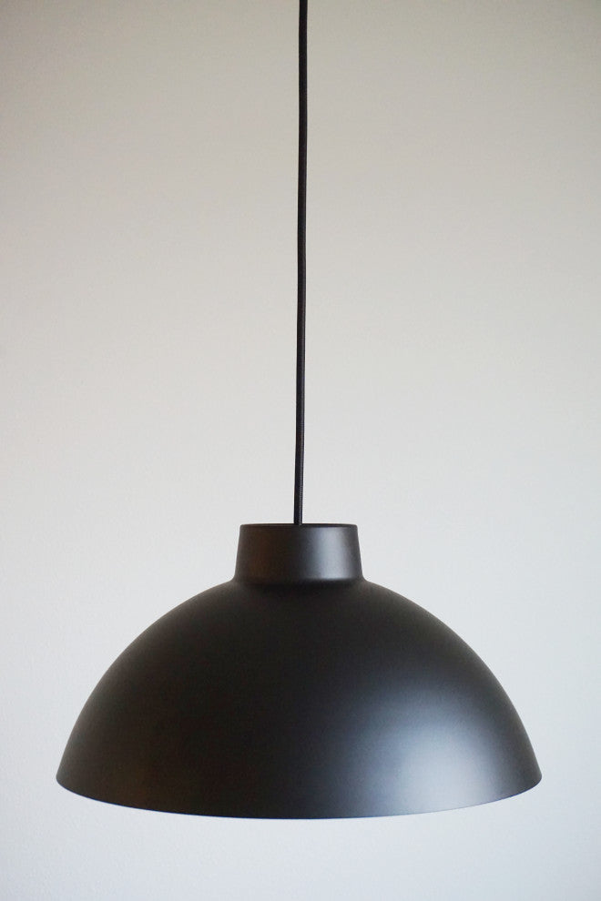 Modern Dome Pendant Light- Black