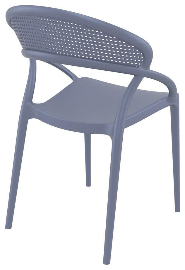 Sunset Dining Chair Dark Gray, Set of 2