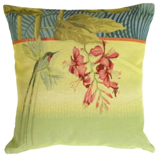 Pillow Decor - Long-Tailed Humming Bird Pillow