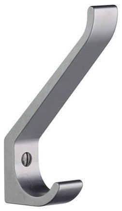 Decorative Hooks For The Home, Satin Aluminum
