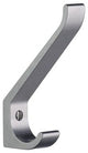 Decorative Hooks For The Home, Satin Aluminum