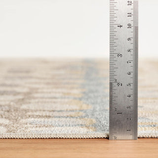 Dash & Albert Paint Chip Natural Machine Washable Rug, Multi, 5' x 8'