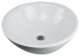 Nantucket Sinks NSV218 Brant Point 16" Round White Ceramic Vessel Sink