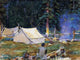 John Singer Sargent Camping at Lake O'Hara, 21"x28" Gallery Wrapped Canvas