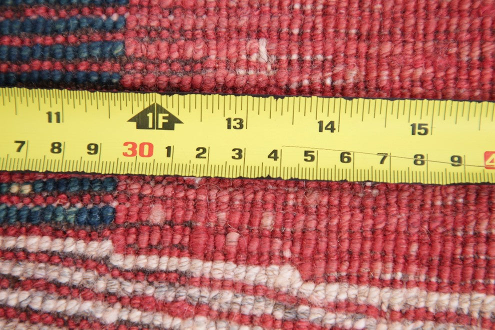 Consigned, Gabbeh Geometric Wool Handmade Persian Oriental Area Rug, 4'3"X3'1"