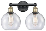 Athens 2 17" Bath Vanity-Light Black Antique Brass