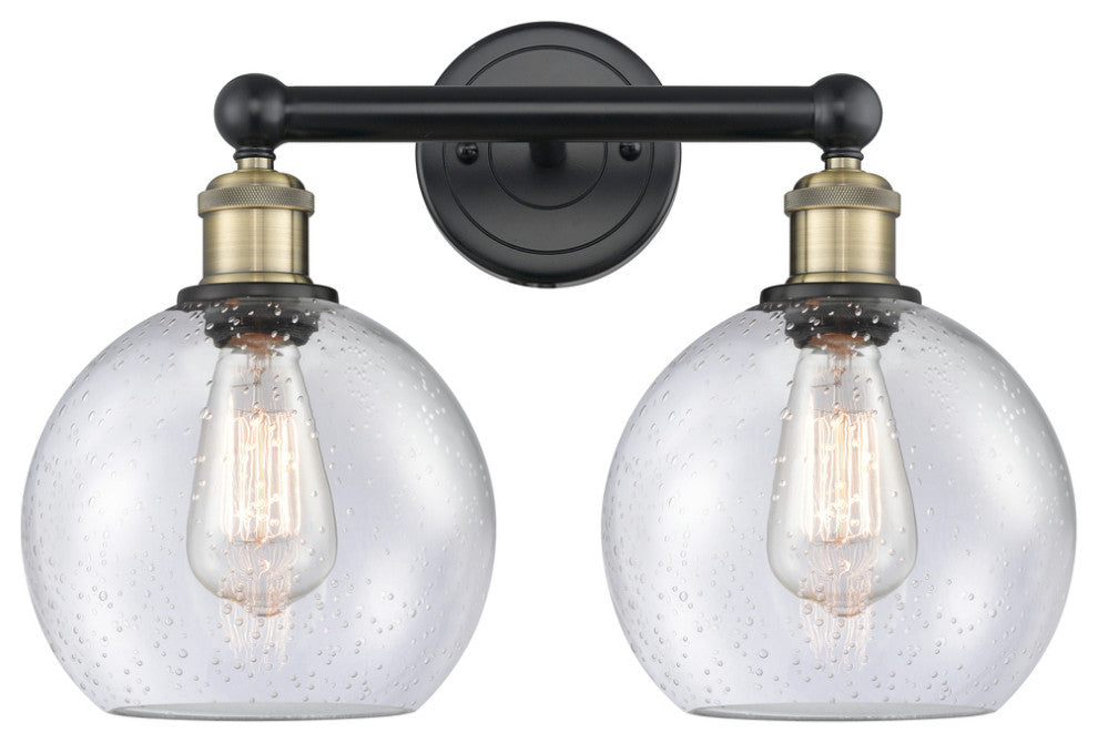 Athens 2 17" Bath Vanity-Light Black Antique Brass