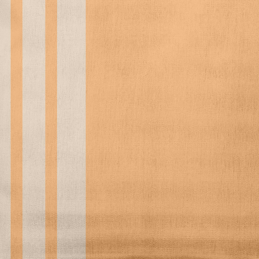 20" x 20" Stripe Indoor/Outdoor Polyester Throw Pillow, Pale Gold