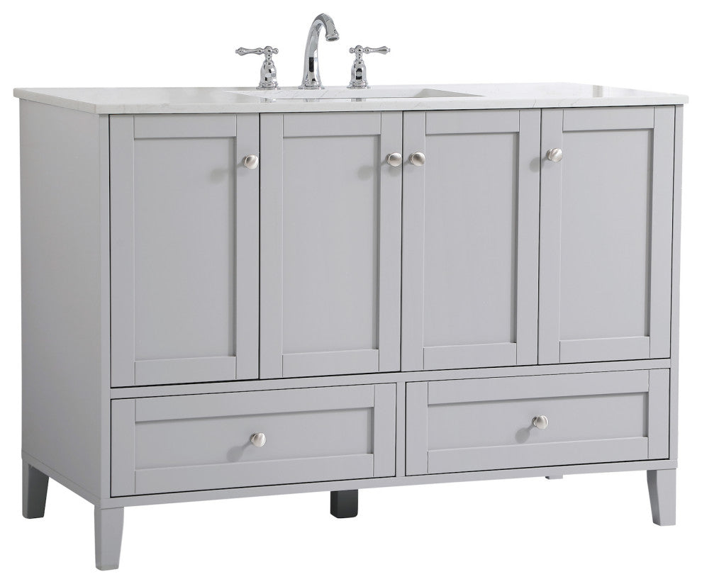 Elegant sommerville 48" Single Bathroom Vanity VF18048GR - Grey