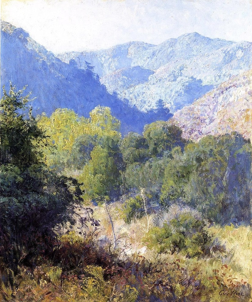 Guy Orlando Rose View in the San Gabriel Mountains Wall Decal